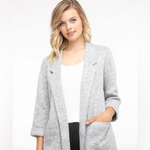 Grey Sweater Blazer